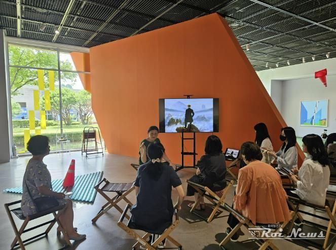 전시 감상 프로그램 운영 전경