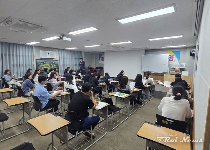 화성특례시 공직자 대상 교통안전교육 교육 모습