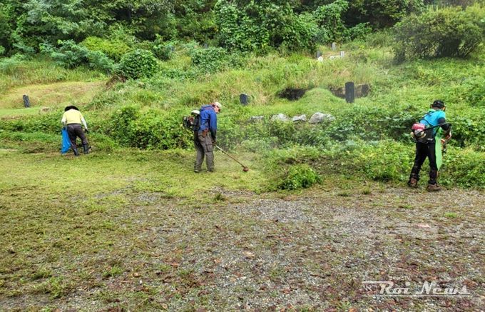 용인특례시 기흥구가 지곡동 공동묘지 환경을 정비했다.