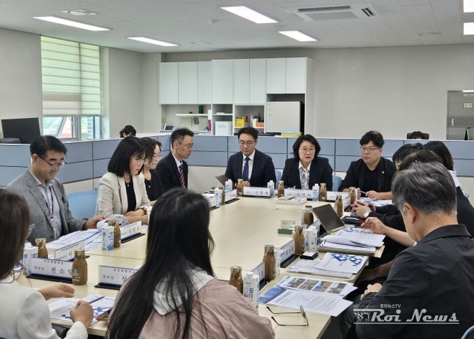 신미숙 의원, 안전사고 미연에 방지해야…현민초 옹벽 붕괴 우려 현장 달려가