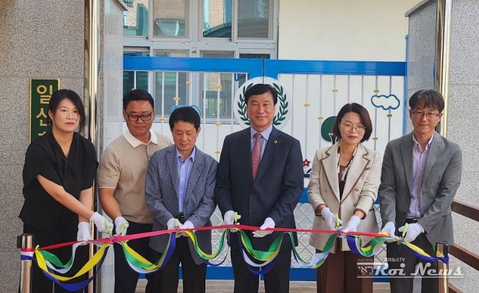 이택수 도의원, 고양 일산초 후문 복원 개통 현장 점검