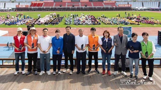 부천시의회 김병전 의장, 오정·원미구민 체육대회서 구민 화합 응원