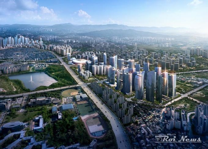 수원시 경제자유구역 조감도