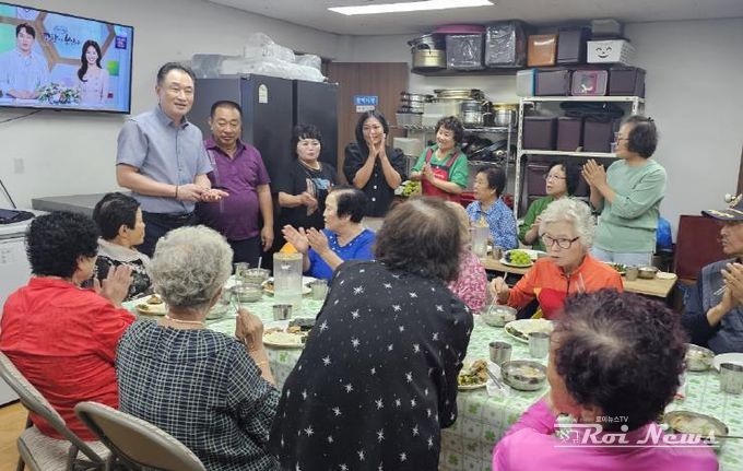 오산시 초평동, 추석 맞아 경로당 방문 및 주민 간담회 개최