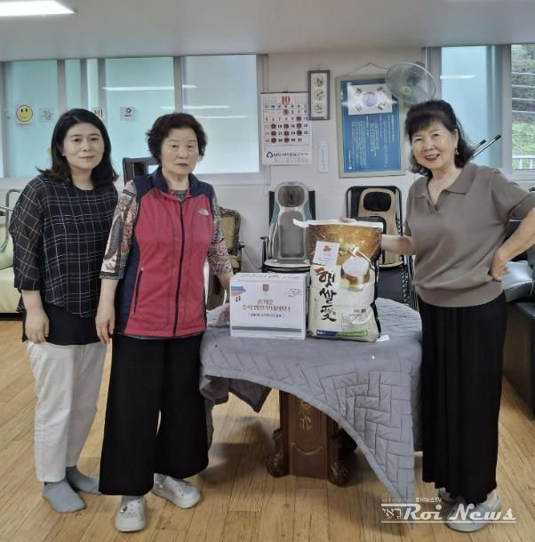 수원시 영통구 영통1동, 추석맞이 경로당에 백미와 송편 전달