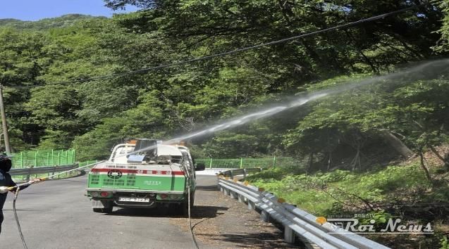 수원시 장안구, 가을철 돌발해충 협업방제 실시