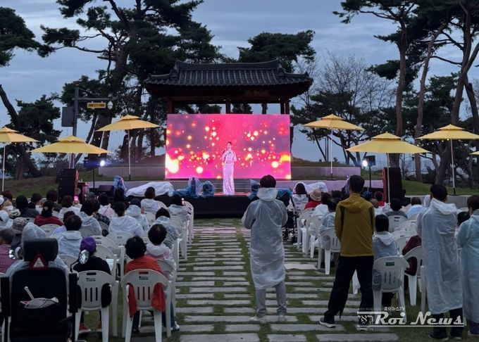 부용산 관가정 작은 음악회, 가을비 속에서도 성황리에 열려