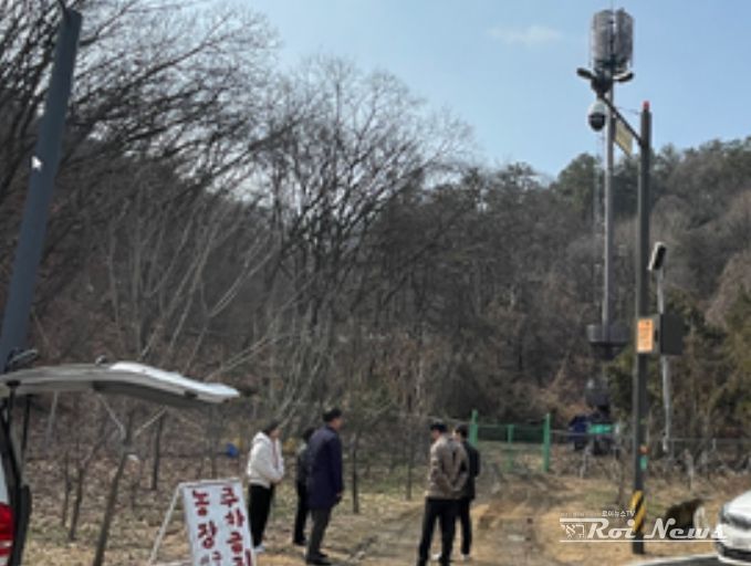 지난 3월 10일 현장을 방문한 김종환 시의원(검은색 상의)