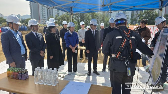 안양시의회 도시건설위원회, 비산 ‧ 포일 통합정수장 현대화 사업 현장 방문