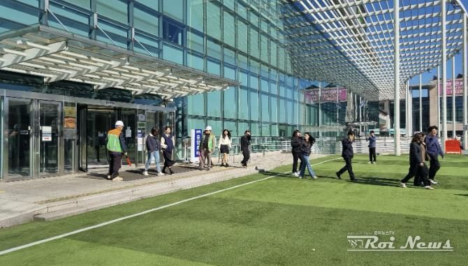 용인특례시가 지진발생 대비 통합지원본부 운영훈련을 진행했다.